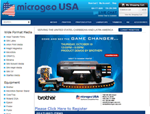 Tablet Screenshot of microgeo-usa.com